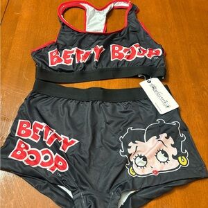 Betty Boop Black and Red Pajama Set